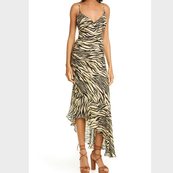 NICHOLAS Dresses & Skirts - New Nicholas Asymmetrical Hem Silk Dress 12